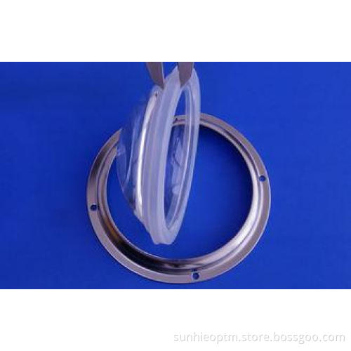 100W COB Led glass lens , LED Optical Lens For projector li